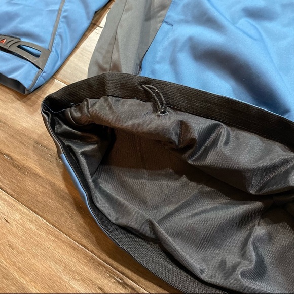 Antigua 1/2 zip pull over jacket coat blue black - Picture 7 of 14